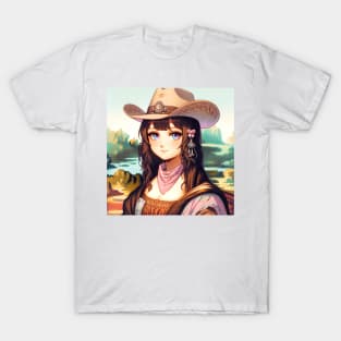 Cowboy Mona Lisa T-Shirt